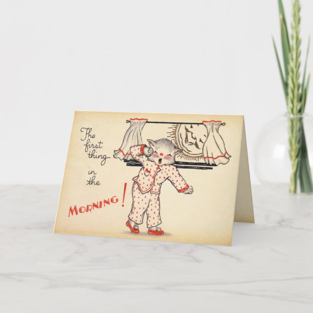 Tarjeta de la mañana de navidad (Anverso)