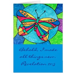 Tarjeta de la mariposa