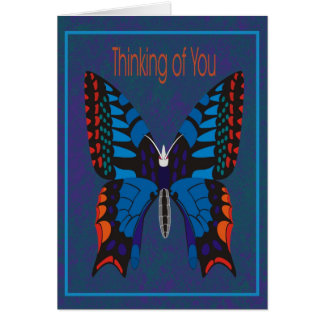 tarjeta de la mariposa