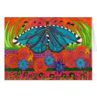 Tarjeta de la mariposa