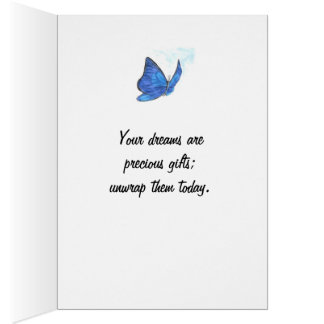 Tarjeta de la mariposa