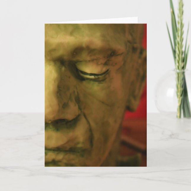 Tarjeta de la máscara de Halloween (Anverso)