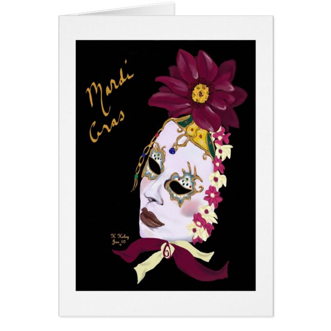 Tarjeta de la mascarada (Frente)