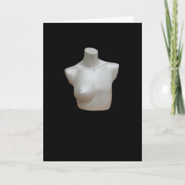 tarjeta de la mastectomía: La simetría está