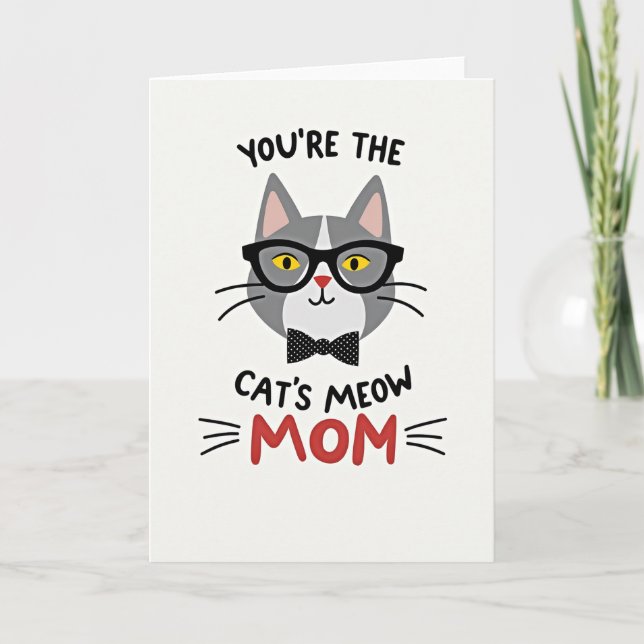 Tarjeta de la Mejor Mamá de Lunares (Anverso)