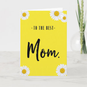 Tarjeta de la Mejor Mamá Soleada