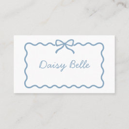 Tarjeta de la mesa del Boda azul dibujada a mano c