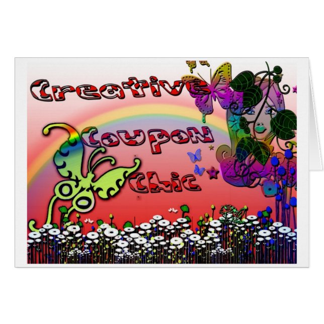 tarjeta de la moda de la cupón (Anverso (Horizontal))