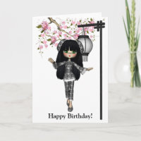 Tarjeta de la muñeca de Kawaii China