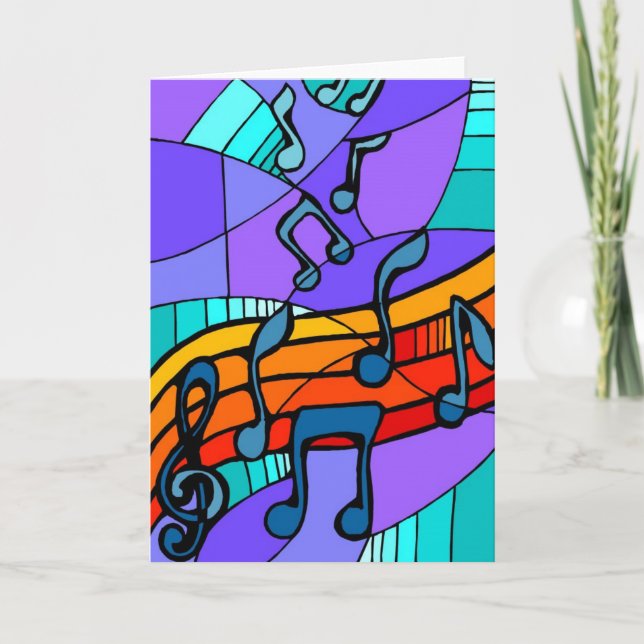 Tarjeta de la música de Hip Hop (Anverso)