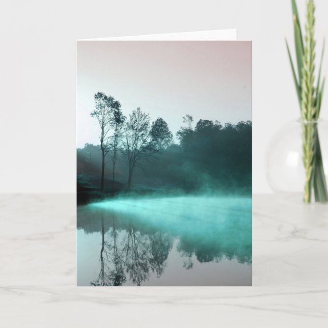 Tarjeta de la niebla de la charca (Anverso)