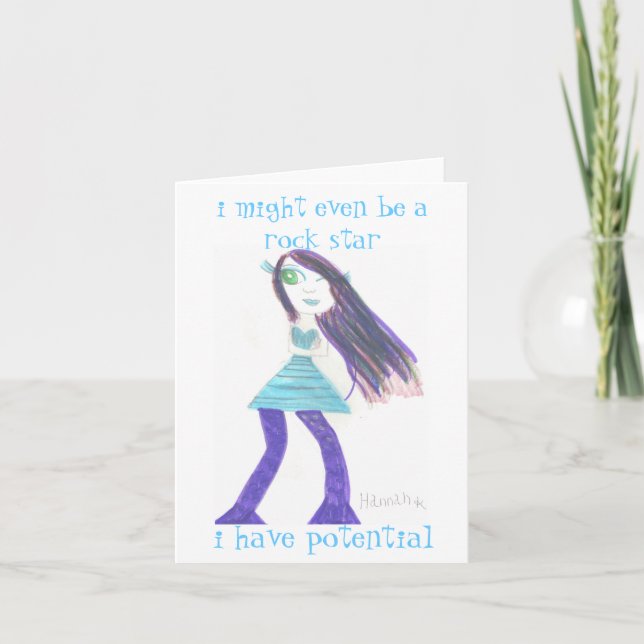 Tarjeta de la nota de Hannah (Anverso)