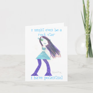 Tarjeta de la nota de Hannah