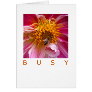 Tarjeta de la ocasión: Abeja ocupada