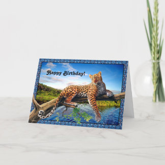 Tarjeta de la ocasión de la belleza de la selva