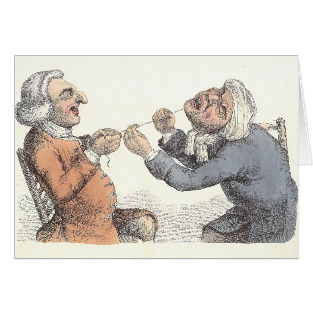 Tarjeta de la odontología del "dolor agudo" de (Anverso (Horizontal))