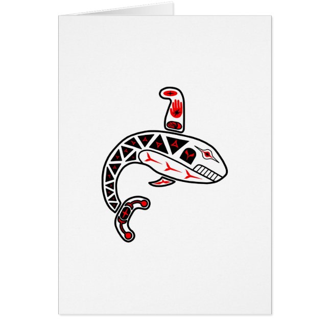 Tarjeta de la orca (Frente)