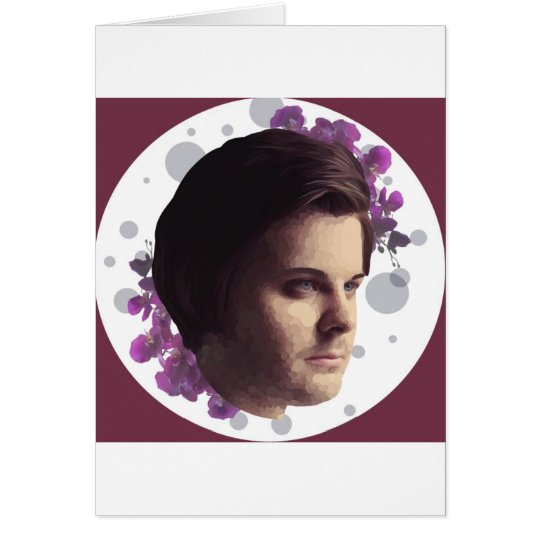 Tarjeta de la orquídea de Smith de la chaqueta de