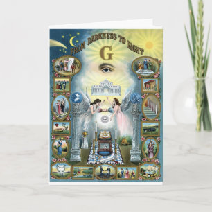 Tarjeta De la oscuridad a la luz