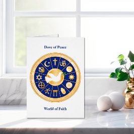 Tarjeta de la paloma de la paz