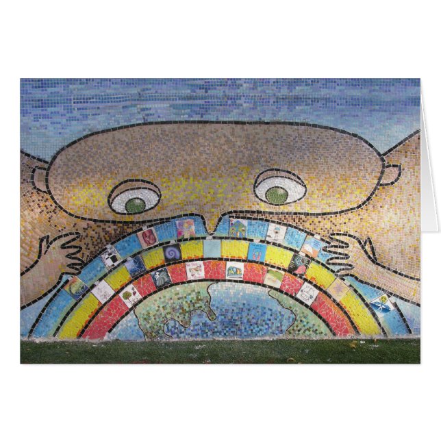 Tarjeta de la pared de la paz de CITYarts Harlem (Anverso (Horizontal))