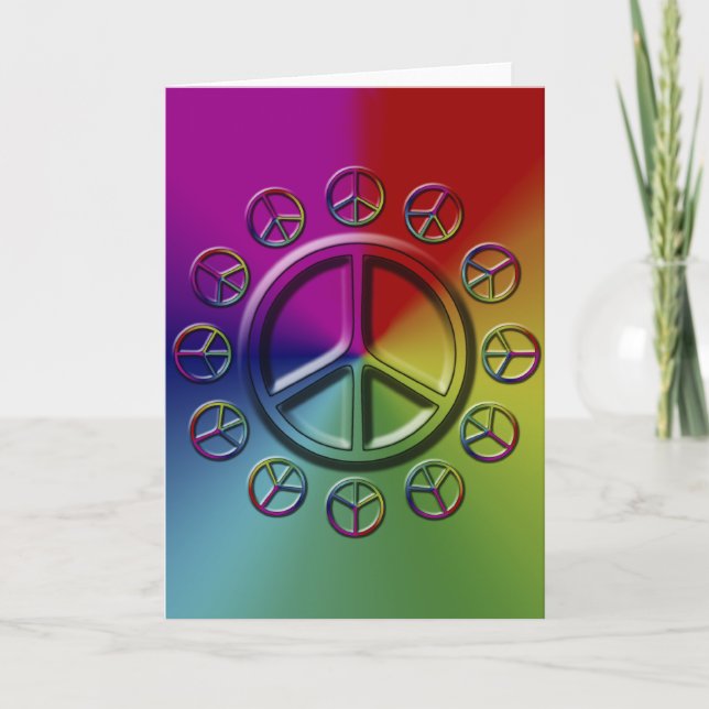Tarjeta de la paz (Anverso)