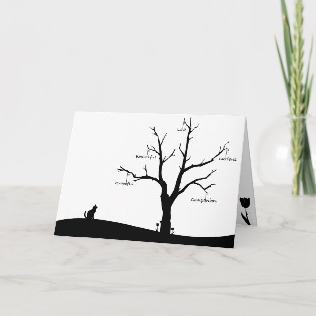 Tarjeta de la pérdida del gato (Anverso)