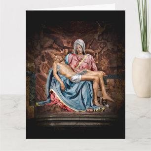 TARJETA DE LA PIETA DE MIGUEL ÁNGEL