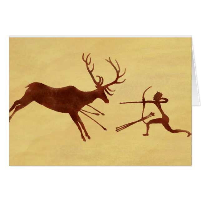 tarjeta de la pintura de cuevas de EatAnimals.com (Anverso (Horizontal))