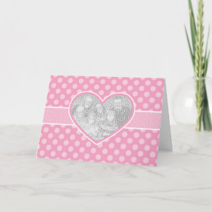 Tarjeta de la plantilla del el día de San Valentín