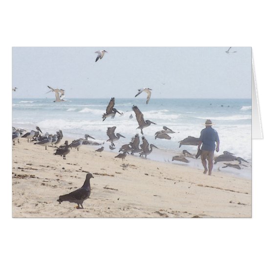 Tarjeta de la playa de California