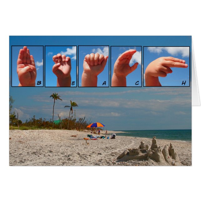 Tarjeta de la playa de SLG (Anverso (Horizontal))