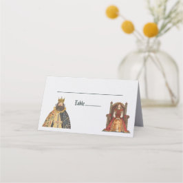 Tarjeta de la plaza del Boda real del Renacimiento