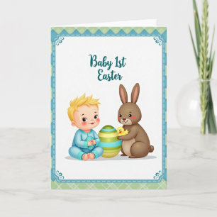 Tarjeta de la primera primavera del bebé