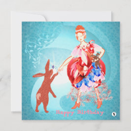 Tarjeta de la princesa liebre de la amistad precio