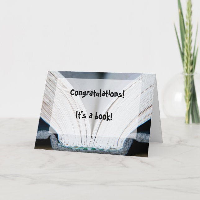 Tarjeta de la publicación del libro (Anverso)