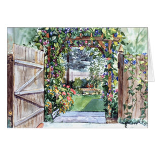 Tarjeta de la puerta de jardín de PMACarlson