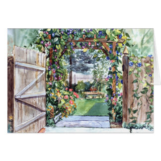 Tarjeta de la puerta de jardín de PMACarlson