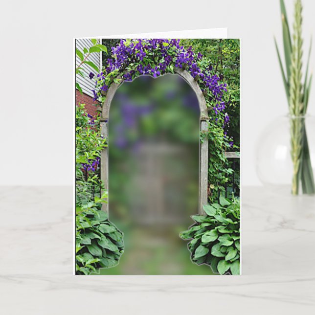 TARJETA DE LA PUERTA DEL JARDÍN 5x7 (Anverso)