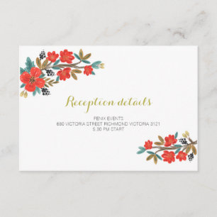 Tarjeta de la recepción