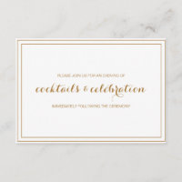 Tarjeta de la recepción de la invitación de la