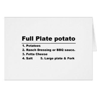 Tarjeta de la receta