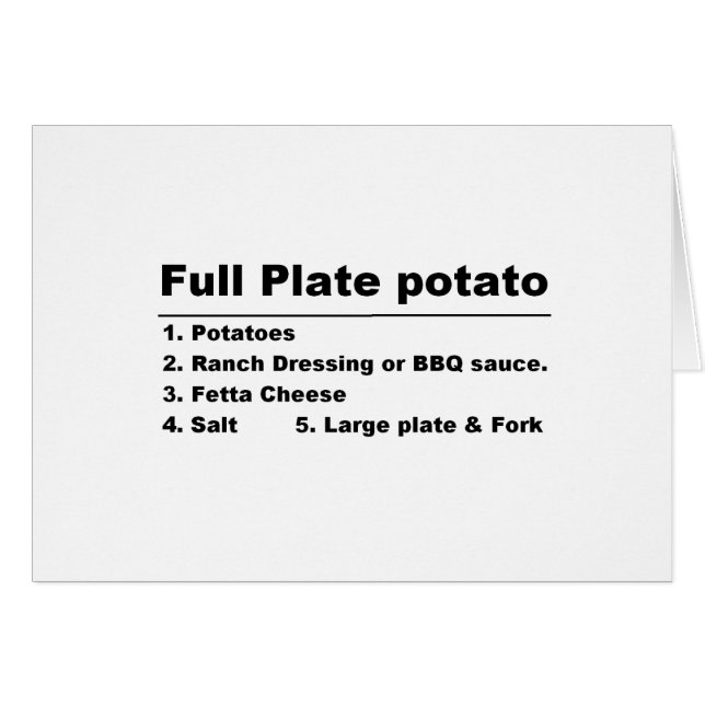 Tarjeta de la receta (Anverso (Horizontal))