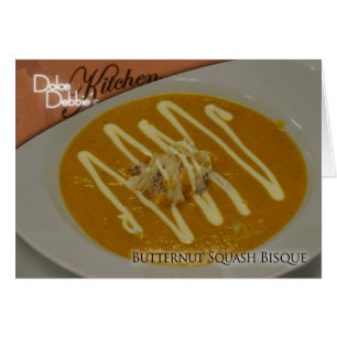 Tarjeta de la receta - sopa de mariscos de la