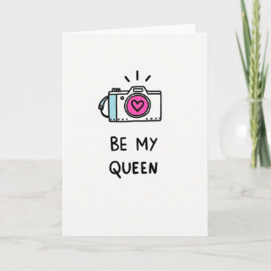 Tarjeta de la Reina de la Cámara con Sinceridad