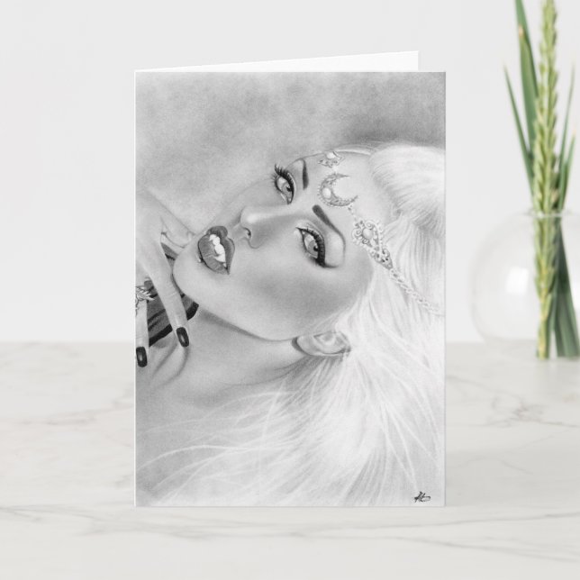 Tarjeta de la reina del vampiro (Anverso)