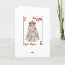 Tarjeta de la Reina Regalo Romántico