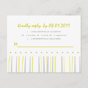 Tarjeta de la respuesta de la fruta cítrica