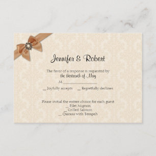 Tarjeta de la respuesta del aniversario de la