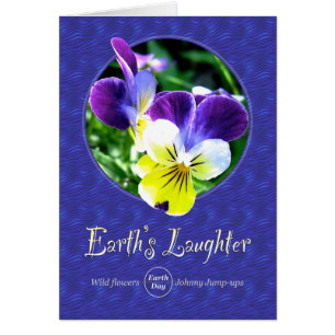 Tarjeta de la risa del Wildflower del Día de la